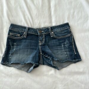 BKE distressed Jean shorts